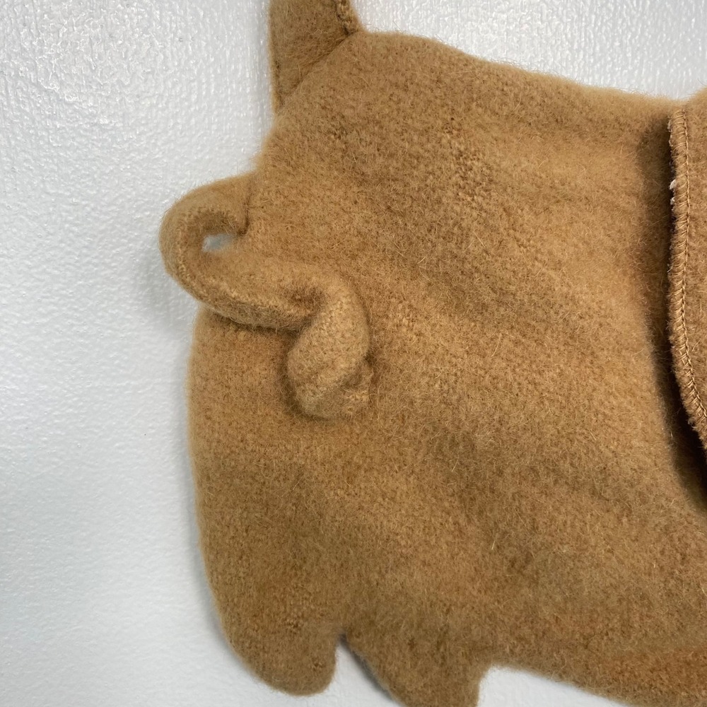 Pursonal Beastie Womens Shoulder Bag OS Tan Vintage 1974 Dog Novelty Queevil - Picture 3 of 15